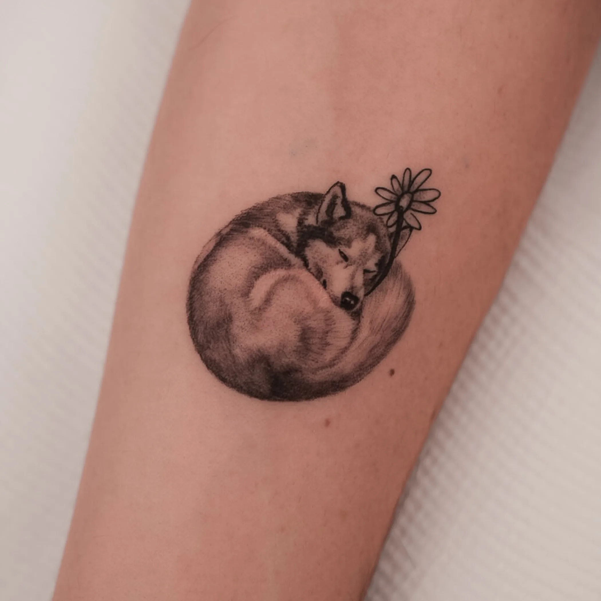 tattoo in clear lighting